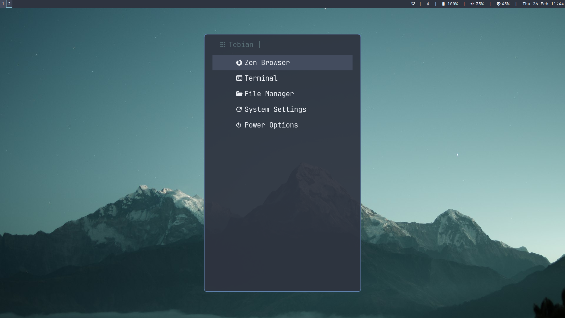 Tebian Desktop